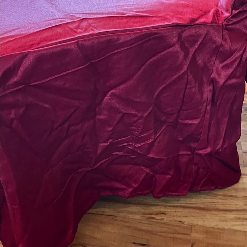 New St Nicholas Square set of FOUR Red Dining Room Chair Covers up to 42” tall
